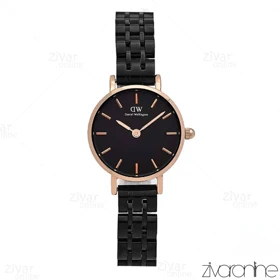 ساعت دنیل ولینگتون زنانه گرد رزگلد مشکی 106764