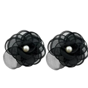 گوشواره زنانه طرح گل پارچه ای شیک و خاص ژوپینگ