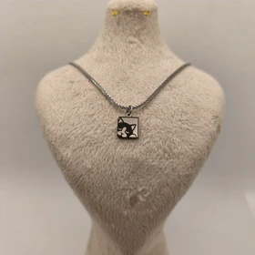 گردنبند استیل بچه گربه ملوس کد mi2203