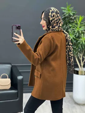 پالتو چهاردکمه جیب نما