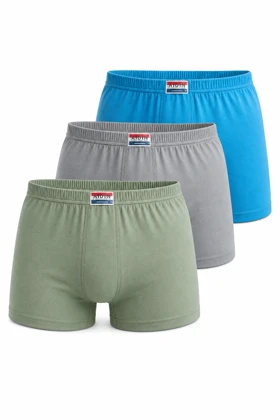 پک 3 عددی شورت نیم پا مردانه سایز XL تا 3XL