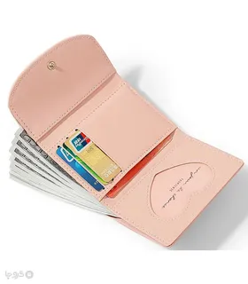 کیف پول دخترانه تاشو دکمه دار Taomicmic تائومیک میک طرح گل و خرگوش