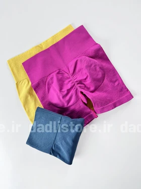 شورتک ورزشی سیملس پشت چروک