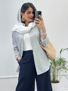 مانتو راه راه ترندی