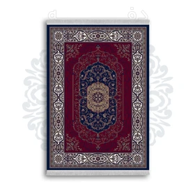 *جدید* فرشینه از جنس پارچه شانل مخمل ترک طرح فانتزی برند دفه کد 1240