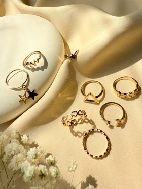 انگشترپکی ستاره و مثلث ring pack
