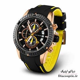 ساعت مچی مردانه اورجینال موتور ژاپنی برند مینی فوکوس سه موتور مدل Mf0244G.02 بند رابر