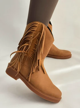 نیم بوت سرخپوستی رعنا 4258 (عسلی)