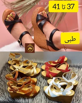 صندل طبی لژدار زنانه مجلسی 10 سانت