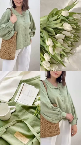 شومیز دکمه‌ای