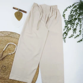 شلوار پارچه ای بگ زنانه