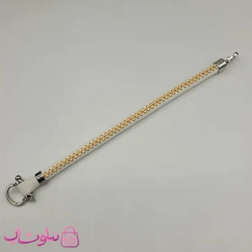 دستبند امگا رابر سفید مردانه سایز لارج کیفیت مستر (طراحی جدید) کد 1350