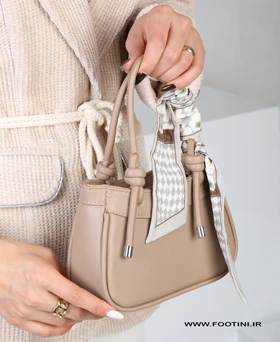 کیف زنانه مینی دسته شالدار 211 AM (نسکافه ای)