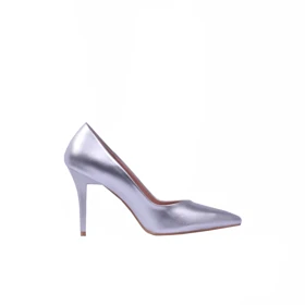 کفش پاشنه‌بلند مدل لودشکا_نقره ای کد 1716