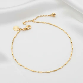 پابند ژوپینگ زنجیری مستطیلی (بار) طلایی