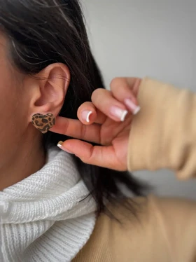 گوشواره های پلنگی ترند