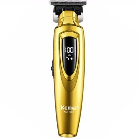 ماشین اصلاح حرفه ای سر و صورت کمی Kemei مدل KM-1673 (طلایی)