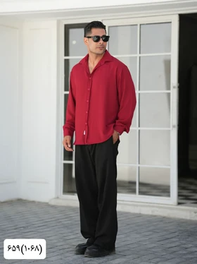 پیراهن مردانه تنسل کجراه mc1068