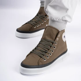 کفش و کتانی اسپرت ساق‌دار آل استار ALL STAR رنگ یشمی