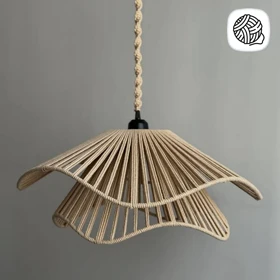 لوستر لاله نخ مکرومه سایز 70