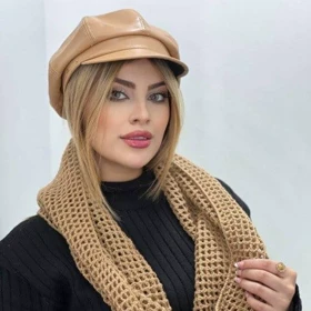 کلاه هشت ترک چرم