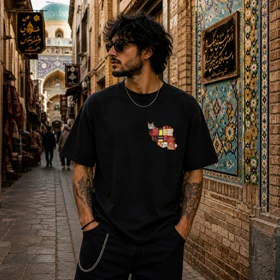 تیشرت طرح ایران کد 04