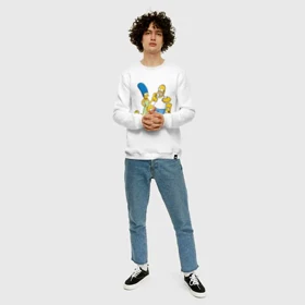 سویشرت و دورس طرح بارت سیمپسون Simpson family sweatshirt