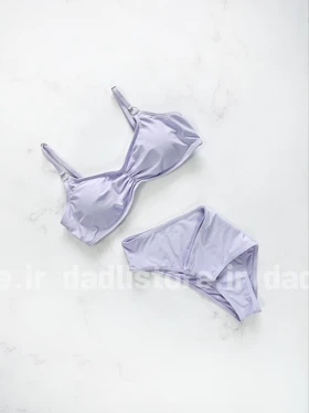 بیکینی کاپ متحرک وسط کش یاسی