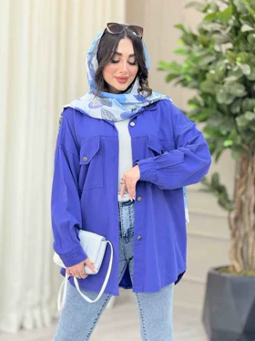 مانتو جیب پاکتی پرنیا