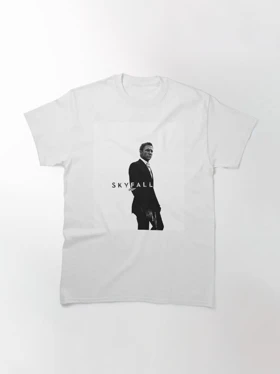 تیشرت james bond | تیشرت جیمزباند طرح SKYFALL کد 115220