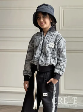 ست سویشرت وشلوار طرح دار