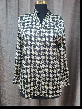 شومیز یقه سه سانت طرح پیچازی