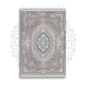 *جدید* فرشینه از جنس پارچه شانل مخمل ترک طرح فانتزی برند دفه کد 872