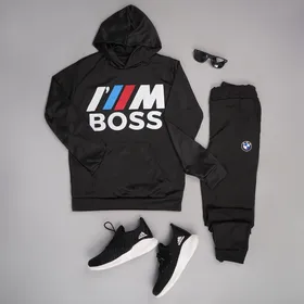 ست هودی شلوار مردانه boss مدل B53