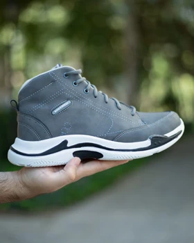 کفش ساق‌دار Balenciaga مدل Hoka (طوسی)