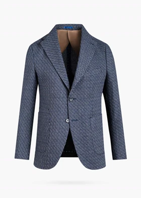 کت تک کژوال پشمی کرم سرمه ای