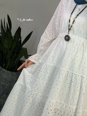 پیراهن خامه دوزی صدف