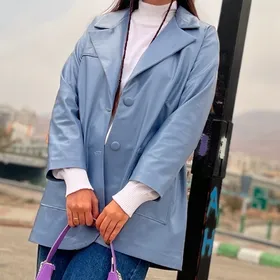 پالتو چرم پاستیلی