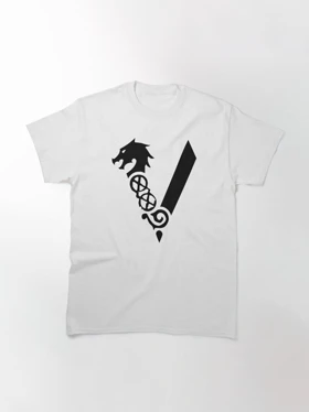 تیشرت کلاسیک وایکینگ ها | Vikings Valhalla (Black version) کد 245171