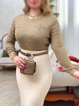 بافت گل مرواریدی 3485