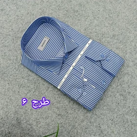 پیراهن طرحدار مردانه قواره ازاد ( قواره کلاسیک ) _ استین بلند