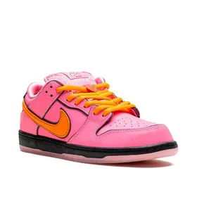 کتانی نایک اس بی دانک بدون ساق پاورپاف گرلز Nike x Powerpuff Girls SB Dunk Low "Blossom" sneakers