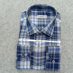 پیراهن طرحدار مردانه قواره ازاد ( قواره کلاسیک ) _ استین بلند