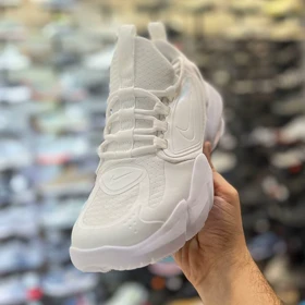 کفش راحتی مردانه نایکی مدل آلفا ساواچ Alpha savage تمام سفید