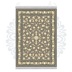 فرشینه از جنس پارچه هازان مخمل ترک طرح سنتی و مدرن برند دفه کد DHU142