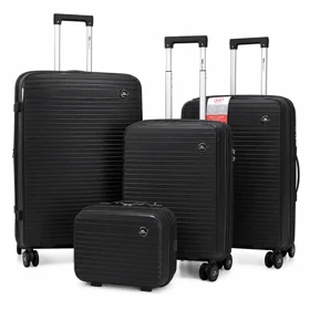 چمدان Monza مدل M-077-PP-4X مجموعه 4 عددی (مشکی)
