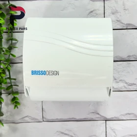 جادستمالی کوچک طرحدار سفید بریسو