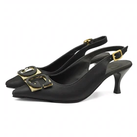 کفش مجلسی زنانه پاشنه‌دار 5 سانت مدل 400941 _ sandal valentino