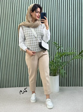 شلوار فوتر موهر دار
