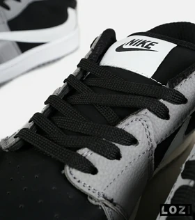کفش کتانی مردانه مشکی طوسی NIKE travis scott